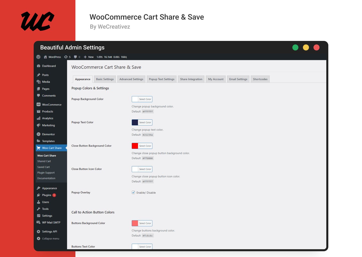 WooCommerce Cart Share and Save - Screenshot 9
