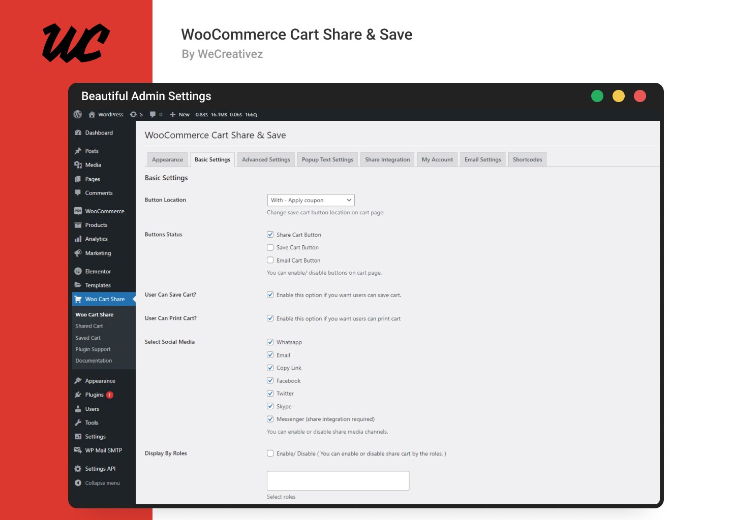 WooCommerce Cart Share and Save - Screenshot 10